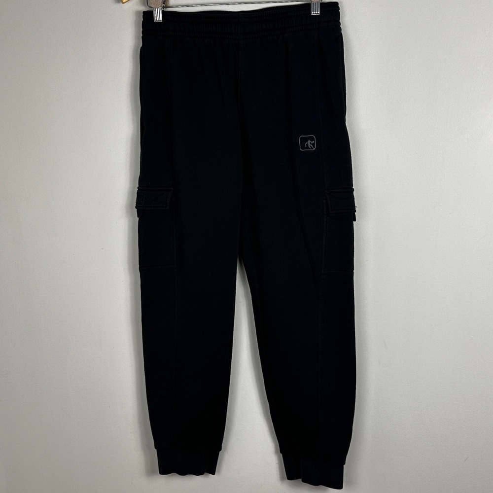 And1 Black Cargo Baggy Sweatpants Mens Sz Medium Joggers Loungewear Casual Pant - Picture 1 of 16